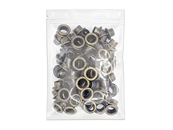 CRAFTMEMORE 1/4" Hole Size Metal Grommets Eyelets