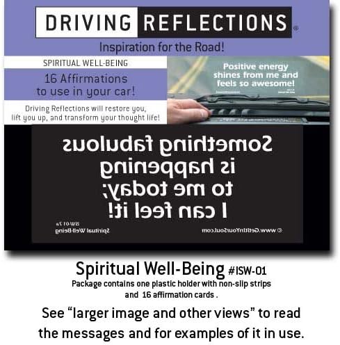 Spiritual Well-Being, Inspirational Affirmations Relieve Stress, deepen Your Spiritual Life While You Drive! A Stocking Stuffer Gift, Under $10, That uplifts with Positive, Faith-Filled Affirmations!