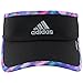 adidas womens Adizero II Visor, Black/ Deepest Space Multi Jawbreaker Print, One Size