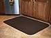 House, Home and More Skid-Resistant Carpet Indoor Area Rug Floor Mat - Chocolate Brown - 3 Ft X 3 Ft - Non Slip Rubber Backing, Stain Resistant, Dog Friendly, Living Room Bedroom Kitchen Entryway