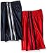 The Children's Place Big Boys' Active Shorts (Pack of 2), Tidal/Ruby, L (10/12)