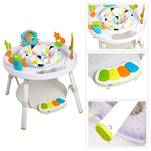Dporticus Baby 3-Stage Jump Entertainers Activity Center Playful Multi-Function Jump&Rocking Chair with Toys and Music - Thumbnail 3