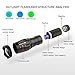 LED Tactical Flashlight T6 - High Lumen, Zoomable, 5 Modes, Water Resistant, Handheld Light - Best Camping, Outdoor, Emergency, Everyday Flashlights (Black SET)