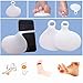 Bassion 6 Pcs Metatarsal Pads Ball of Foot Cushion Pads Metatarsal Insoles Support Gel Cushions for Rapid Foot Pain Relief