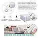 Inofia Twin XL Mattress, 8 Inch Hybrid Pocket Spring Foam Bed Mattress with Dual-Layered Breathable Cool Cover, Twin XL