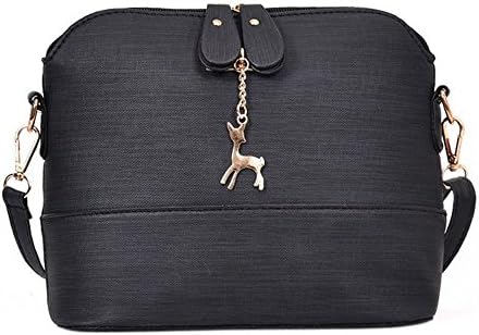 Women Solid Fashion Mini Phone bag Handbag Shoulder Bag,Outsta Tote Ladies Purse Messenger Bags Vintage Small Shell Casual Packet (Black B)