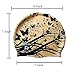 Qishi Gold Butterfly Printing Silicone Swimming Caps for Kids