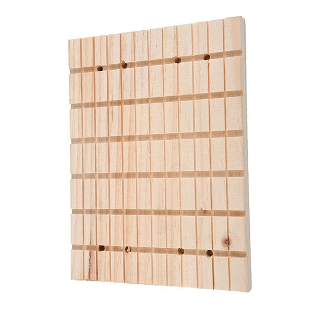 ANCLLO Bunny Board Rabbit Foot Pad Chinchilla Guinea Pig Scratching Wood Board