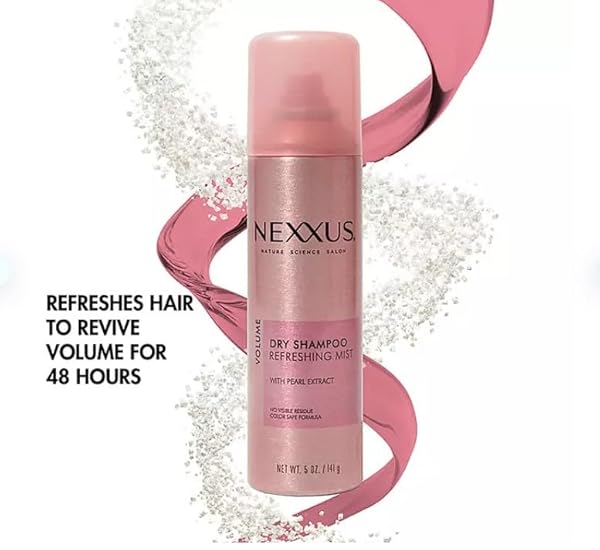 NEXXUS DRY SHAMPOO REFRESHING MIST WITH PEARL EXTRACT, 2 PACK, 0.5 OZ EACH