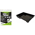 Trimaco SuperTuff Plastic Drop Cloth (9' x 12') and Linzer 1-Quart Plastic Paint Tray