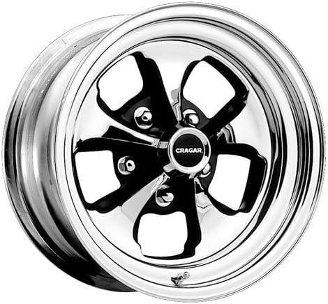 Cragar Wheels Keystn Klass Chrome With Black Accents 15x8 5x114.3 5x120.7 -16 Offset 87.3 Hub