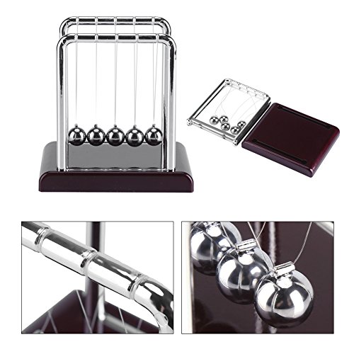 Wchiuoe Balance Balls Toy,Desk Toys Newtons Cradle Pendulum Balls