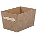 Creative Scents Fabric Decorative Storage Basket (Sand Dunes)