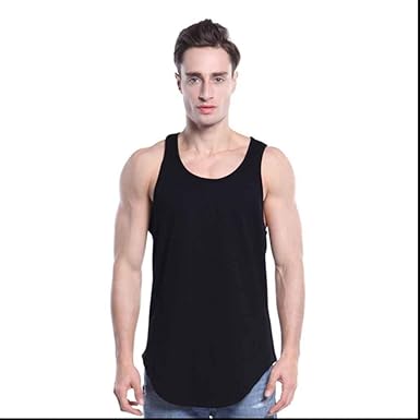 HX fashion Underdershirt Men Summer Sleeveless Sport Fitness ...