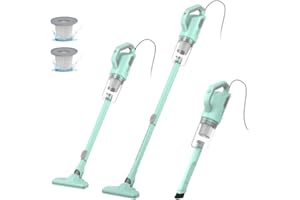 BUTY BULU Vacuum Cleaner with Cable Lightweight Powerful Electric Broom for Home Apartment Office Hardwood Flooring Pet Hair 