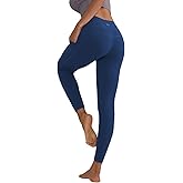 ALONG FIT Anti-Nail Leggings for Women, Non-See-Through Yoga Pants with Phone Pockets, Tummy Control Full-Length/Capri Tights