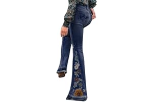 JMMSlmax Bell Bottom Jeans for Women High Waisted Flare Jean for Women Stretchy Bell Bottoms Pant Retro Wide Leg Bootcut Jean