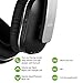 iDeaUSA Bluetooth Headphones with Mic, APT-X Wireless Over-ear Headphones for TV, 14 Hours Playback
