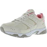 Avia Avi-Union II Non Slip Shoes for Women - Lace Up Comfort Women's Work or Walking Sneakers, Medium or Wide, Black or White