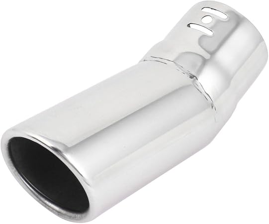 Amazon Uxcell マフラーカッター 排気管 スチールマフラー56mm スラントベントチップ エキゾースト マフラーカッター 車 バイク
