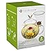 Teabloom Wings of Love Teapot - 40 oz. Borosilicate Glass Butterfly Teapot, Loose Leaf Tea Glass Infuser - 2 Free Blooming Tea Flowers included
