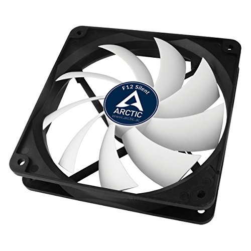ARCTIC-F12-Silent-120-mm-Case-Fan-Very-quiet-motor-Computer-Almost-inaudible-Push-or-Pull-Configuration-Fan-Speed-800-RPM-BlackWhite