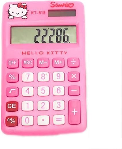 Amazon Co Jp Bayueshop 電卓 ピンク アニメ 太陽 電卓 学生 ポータブル アウトドア ポータブル コンピューター 11cmx7cmx8cm オフィス電卓 文房具 オフィス用品