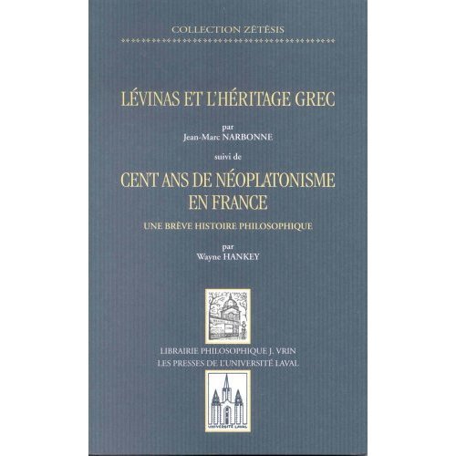 Lévinas et l'héritage grec