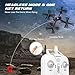 DROCON Drone for Beginners X708W Wi-Fi FPV Training Quadcopter with HD Camera Equipped with Headless Mode One Key Return Easy Operation