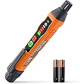 Natural Gas Detector, TopTes PT177 Gas Leak Detector with Audible & Visual Alarm, Portable Gas Sniffer to Locate Combustible Leak Sources Like Methane, Propane for Home (Includes Battery x2)-Orange