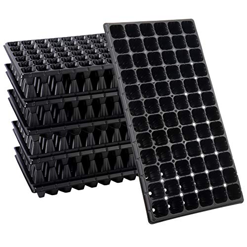 10 Pack Thickened 72 Cells Seedling Trays BPA Free Plastic Gardening