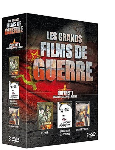 Grands Films De Guerre - Grands Classiques Russes - Coffret 1 : L'etoile + Quand Passent Les Cigognes + La Neige Chaude - Pack