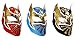 3 pack SIN CARA Youth Lucha Libre Wrestling Mask - KIDS Costume Wear - Party Pack - Black/Blue/Red