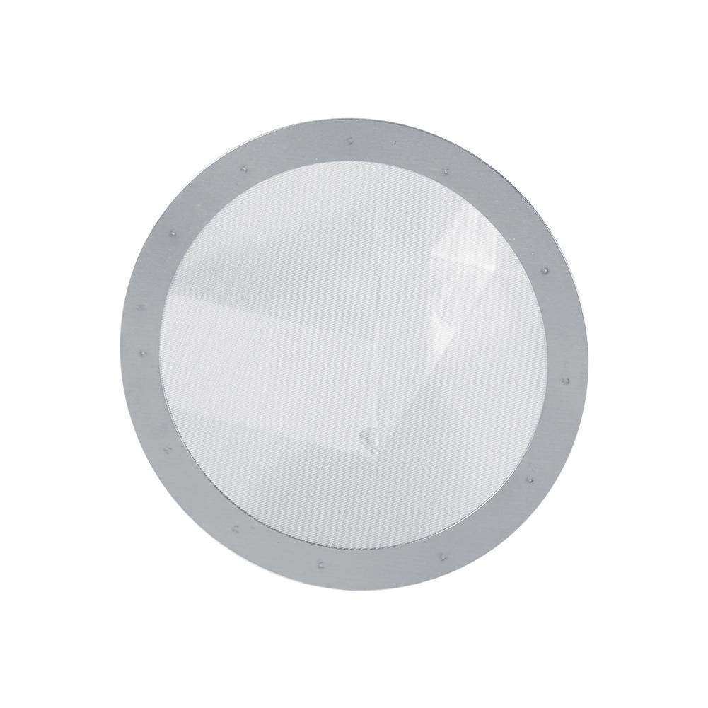 Metal Steel Coffee Filter, Solid Ultra Fine Stainless Reusable Metal Steel Coffee Filter Mesh for AeroPress