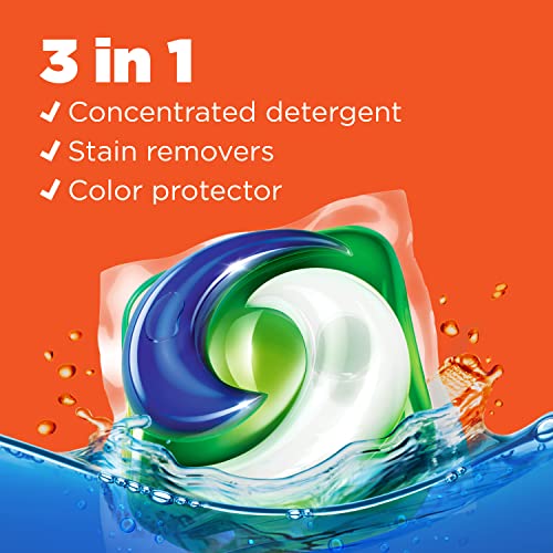 Tide PODS Liquid Laundry Detergent Soap Pacs, HE Compatible, 57 Count, Powerful 3-in-1 Clean in one Step, Original Scent