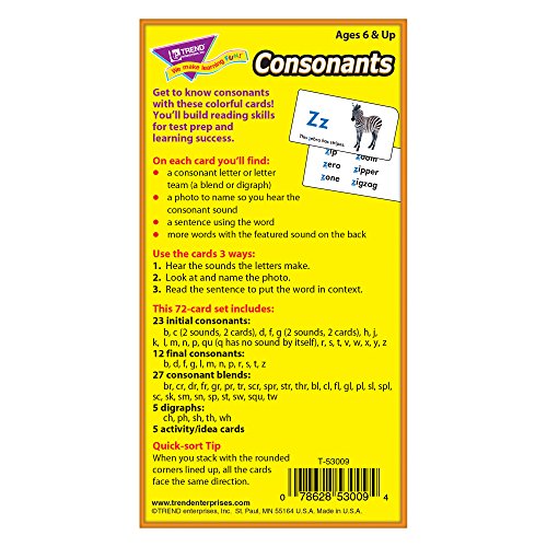 Consonants Flash Cards