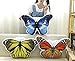 Funif Butterfly Throw Pillow Decorative Back Cushion Stuffed Plush Soft Toy For Kids Gift Orange 15.8