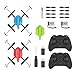 Holyton Mini RC Battle Drones with Infrared Fighting Function, Altitude Hold Mode, Headless Mode and 3D Flips, RTF Quadcopter Easy Fly for Kids and Beginners, Color Blue and Red, Pack of 2