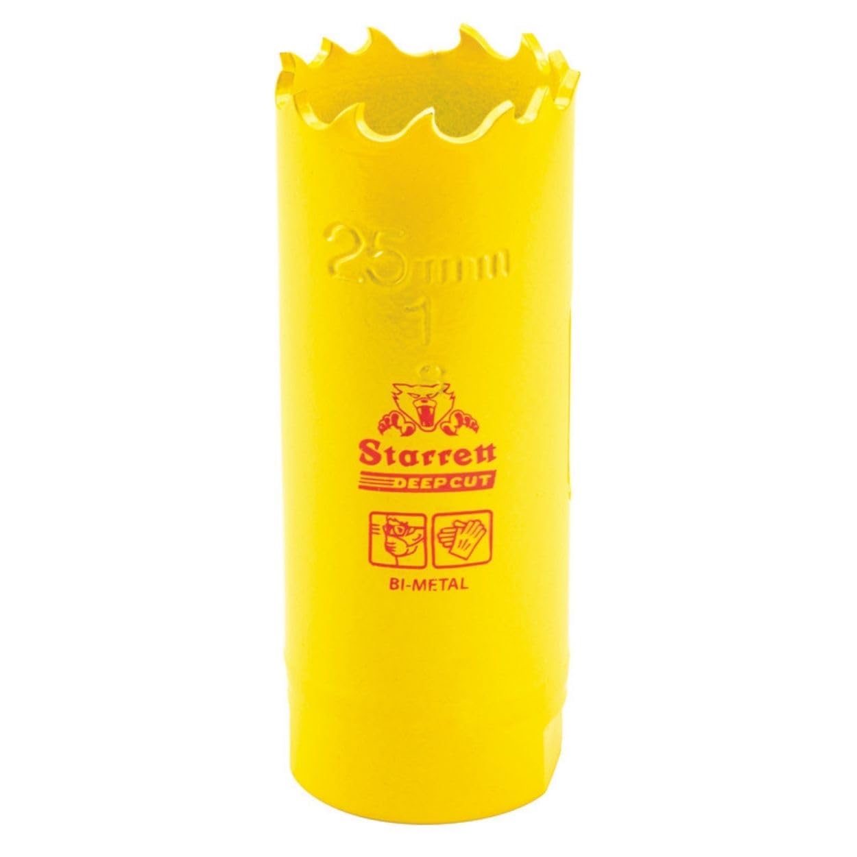 Starrett DCH025 Hole Drill, Yellow, 25 mm