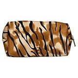 BioSwiss Cosmetics Bag with Animal Pattern Print (Small - Tiger)