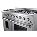 Thor Kitchen HRG4808UHRH4806U 2-Piece Kitchen Package 6 Burner Gas, 48