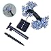 Solar String Lights 21ft - 50Leds Peach Blossom Solar Fairy Lights - LED Starry String Light Outdoor use for Home, Lawn, Wedding, Patio, Party and Holiday Decorations