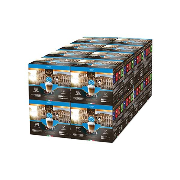 SanSiro® Kaffee LUNGO für Caffitaly® Caffissimo® Tchibo® 160 Kaffeekapseln (16 Stück x 10 Kapseln)