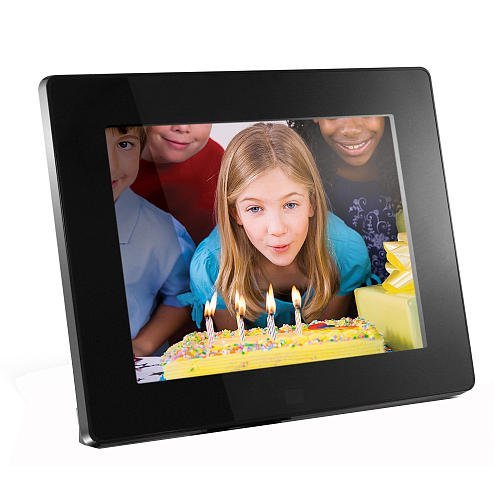 Aluratek-ADMPF108F-8-inch-Hi-Res-Digital-Photo-Frame-With-4GB-Built-in-Memory-Black