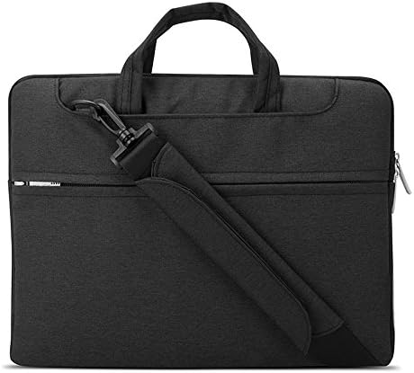 Auttbi 13-13.3 Inch Waterproof Fabric Laptop Shoulder Bag Laptop Sleeve Bag Case for MacBook Pro 13.3-inch Retina Display MacBook Air 13.3" Surface Book 12.9-inch iPad Pro Asus (Black)