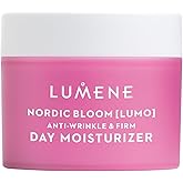 Lumene Nordic Bloom [Lumo] Anti-Wrinkle & Firm Day Moisturizer - Anti Aging Cream for Visibly Firm, Radiant & Smooth Skin - Formulated with Pre-Retinol Complex + Lingonberry Extract (1.7 oz)