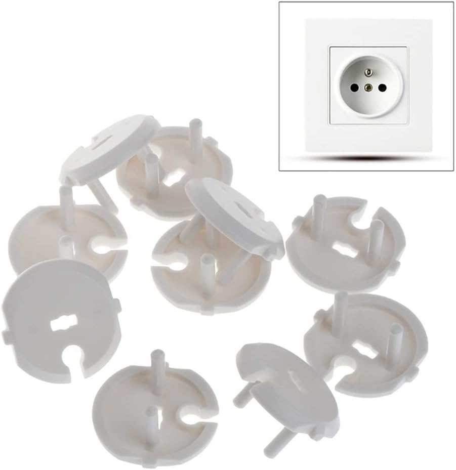 Cuitan 30 Caches Prises Et 10 Cle Cache Prise Bebe De Securite Protection A Mecanisme Tournant Normalisees Caches Prises Securite Domestique Faircertification Com