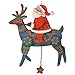Hallmark 2495QK1452 Reindeer Wooden Pull String Keepsake Christmas Ornaments