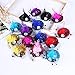 16 Pieces Mini Hat Hair Clips Hat Decorative Accessories Shining Hair Clips Fascinator Hats Clips Ribbon Flowers Feather Hair Clips for Kids,Women Tea Cocktail Party Decorations in 8 Colors,3.2in