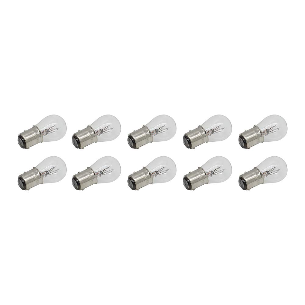 Photo 1 of motoparty 6V 21/5W Tail Brake Light Bulb, Rear Indicator For Kawasaki Suzuki Honda Yamaha Motorcycle Scooter 10PCS